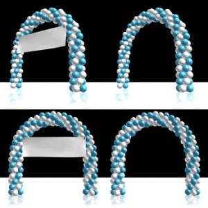 Balloon arch-BLUE